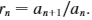 Use the sum of the first 10 terms to approximate the sum of the series
Use Exercise 46 to estimate the error.
Data from Exercise 46:
Let / be a series with positive terms and let / Suppose that / converges by the Ratio Test. As usual, we let Rn be the remainder after n terms, that is,
(a) If / is a decreasing sequence and / show, by summing a geometric series, that
(b) If / is an increasing sequence, show that