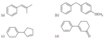 Using lithium diphenylcuprate (Ph2CuLi) and any other reagents of your choice, show how you would prepare each of the following compounds: