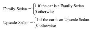 When trying to decide what car to buy, real value is not necessarily determined by how much you spend on the initial purchase. Instead, cars that are reliable and don’t cost much to own often represent the best values. But no matter how reliable or inexpensive a car may cost to own, it must also perform well.
To measure value, Consumer Reports developed a statistic referred to as a value score. The value score is based upon five-year owner costs, overall road-test scores, and predicted- reliability ratings. Five-year owner costs are based upon the expenses incurred in the first five years of ownership, including depreciation, fuel, maintenance and repairs, and so on. Using a national average of 12,000 miles per year, an average cost per mile driven is used as the measure of five-year owner costs. Road-test scores are the results of more than 50 tests and evaluations and are based on a 100-point scale, with higher scores indicating better performance, comfort, convenience, and fuel economy.
The highest road-test score obtained in the tests conducted by Consumer Reports was a 99 for a Lexus LS 460L. Predicted-reliability ratings (1 = Poor, 2 = Fair, 3 = Good, 4 = Very Good, and 5 = Excellent) are based upon data from Consumer Reports’ Annual Auto Survey.
A car with a value score of 1.0 is considered to be an “average-value” car. A car with a value score of 2.0 is considered to be twice as good a value as a car with a value score of 1.0; a car with a value score of .5 is considered half as good as average; and so on. The data for three sizes of cars (13 small sedans, 20 family sedans, and 21 upscale sedans), including the price ($) of each car tested, are contained in the file CarValues (Consumer Reports website). To incorporate the effect of size of car, a categorical variable with three values (small sedan, family sedan, and upscale sedan), use the following dummy variables:
Managerial Report
1. Treating Cost/Mile as the dependent variable, develop an estimated regression with Family- Sedan and Upscale-Sedan as the independent variables. Discuss your findings.
2. Treating Value Score as the dependent variable, develop an estimated regression equation using Cost/Mile, Road-Test Score, Predicted Reliability, Family-Sedan, and Upscale-Sedan as the independent variables.
3. Delete any independent variables that are not significant from the estimated regression equation developed in part 2 using a .05 level of significance. After deleting any independent variables that are not significant, develop a new estimated regression equation.
4. Suppose someone claims that “smaller cars provide better values than larger cars.” For the data in this case, the Small Sedans represent the smallest type of car and the Upscale Sedans represent the largest type of car. Does your analysis support this claim?
5. Use regression analysis to develop an estimated regression equation that could be used to predict the value score given the value of the Road-Test Score.
6. Use regression analysis to develop an estimated regression equation that could be used to predict the value score given the Predicted Reliability.
7. What conclusions can you derive from your analysis?